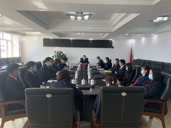 庆安县人民检察院召开1-3月刑事检察业务分析会